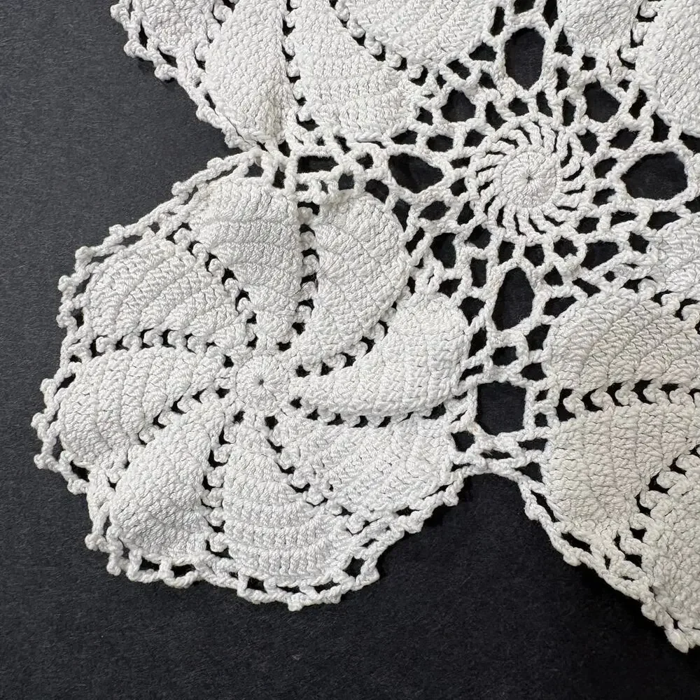 Vintage white doily
